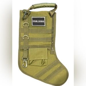 Krav Maga Christmas Stocking Green Military Self Defense Promo